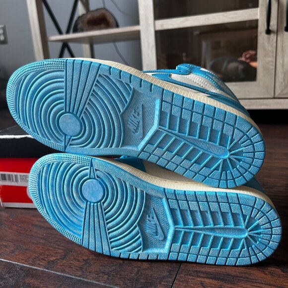 Size 9 - Air Jordan 1 Retro OG High UNC Reimagined DS NEW - Picture 7 of 8